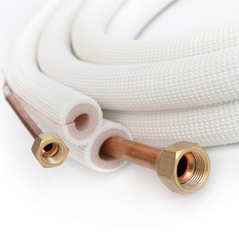 Air Conditioner Installation Kits Copper Aluminum Insulated Connecting Pipe
