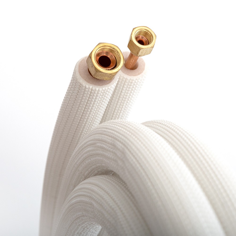 3/8" Air Conditioner Copper Aluminium Insulated Connecting Pipe
