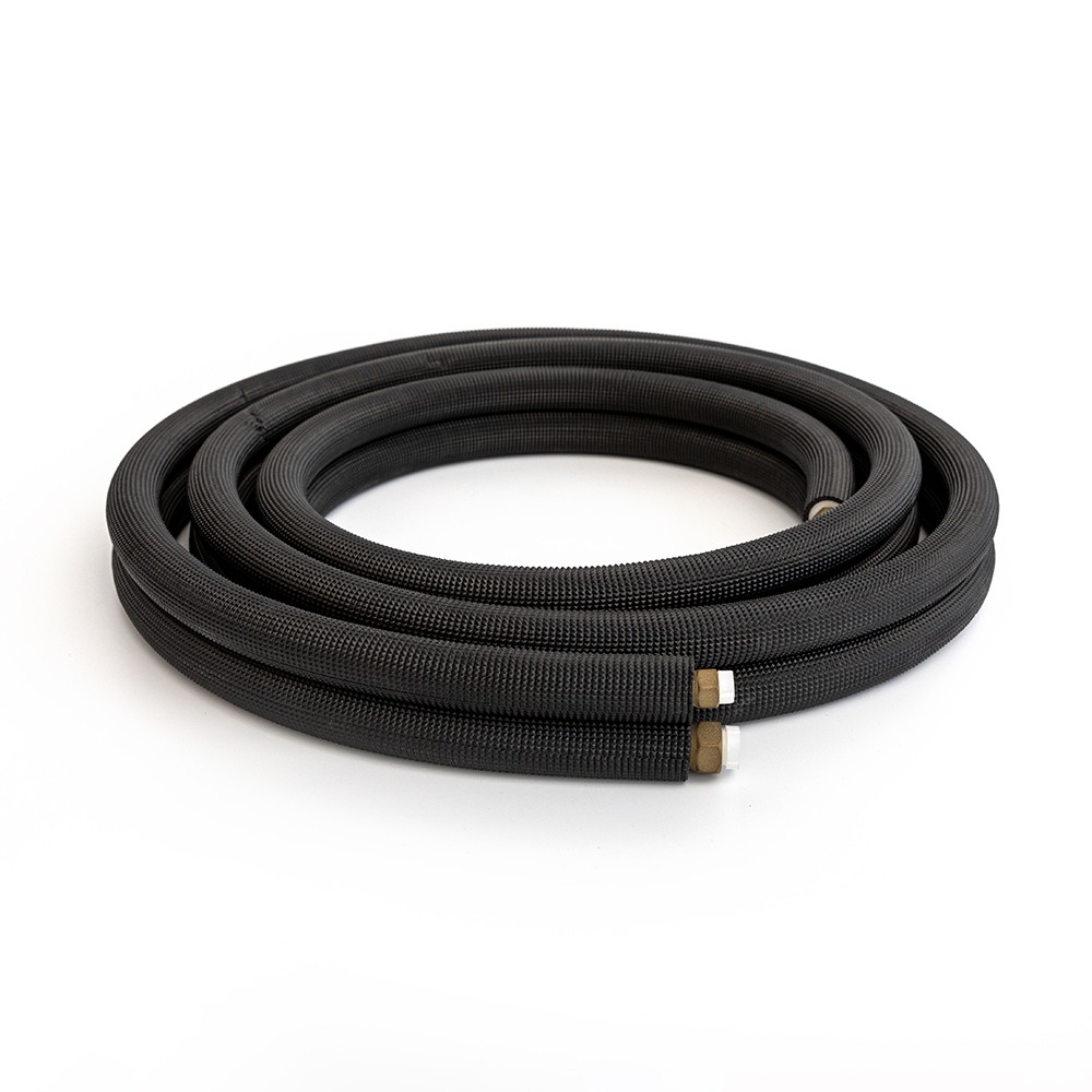 25 Feet Insulated Air Conditioner Line Set with R410A Copper Pipe