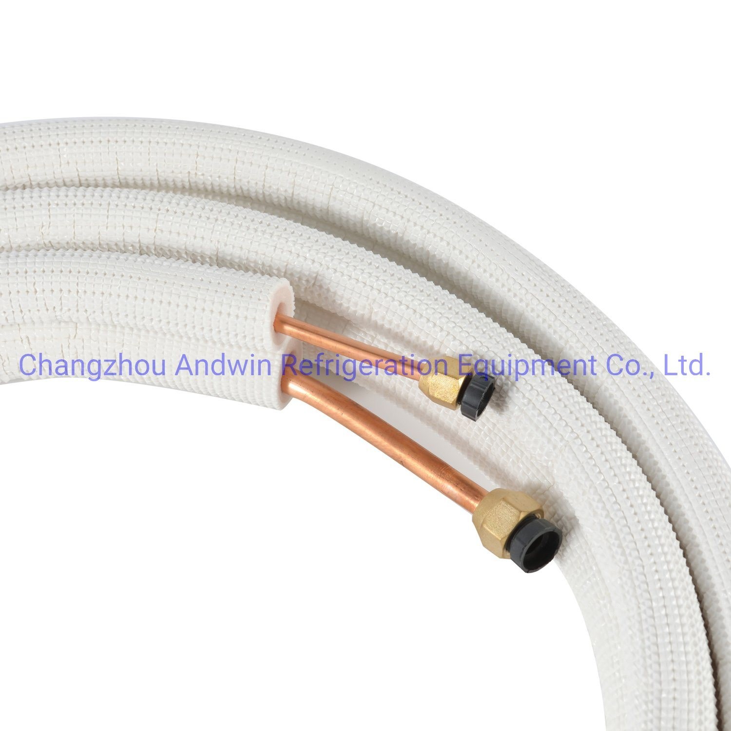 White Insulated Copper Aluminum Tube for Air Conditioner