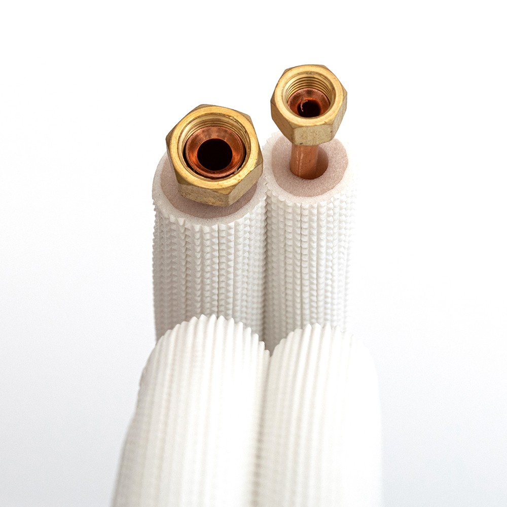 1/4"+3/8" 7m Air Conditioner Copper Aluminum Insulation Pipe Kits
